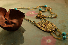 प्रभा ✺ Brass Necklace { 14 }
